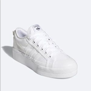 Adidas Nizza platform sneakers | Cloud white | Womens size 7.5